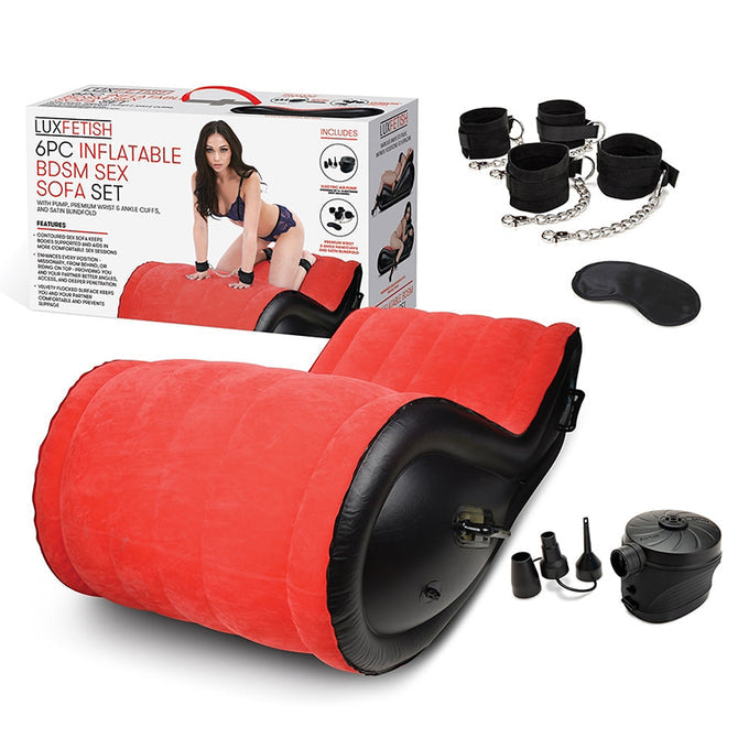 Lux Fetish 6‑Piece Inflatable BDSM Sex Sofa Set