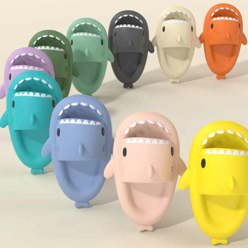 Summer Shark Slippers Men Women